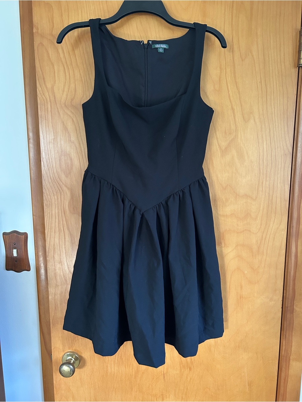 Womenโs XS Wild Fable black fit and flare skater dress
